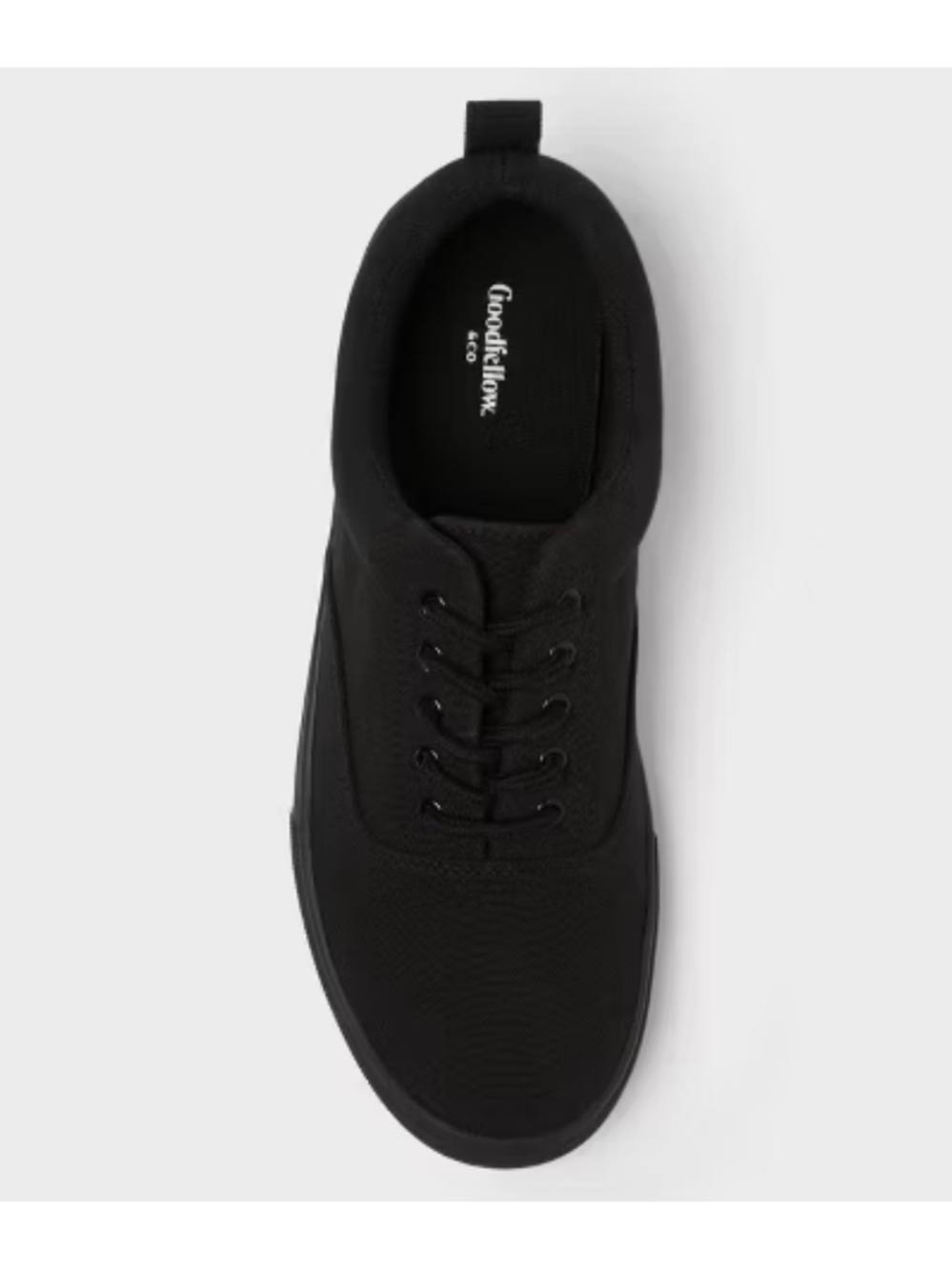 Men's Billy Lace Up Sneakers - Goodfellow & Co™ Black 11 - Picture 3 of 3